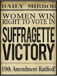 women win right to vote in
