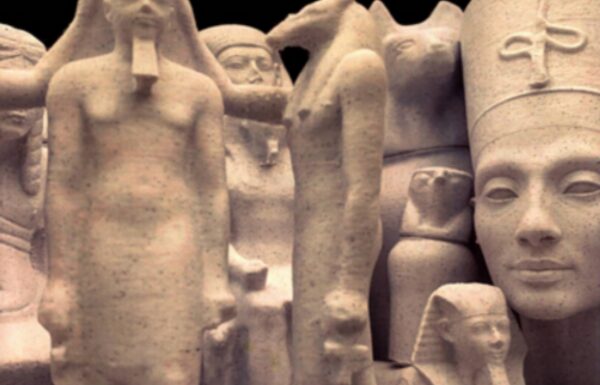 Egypt Featured Image An image featuring a cluster of Ancient Egyptian statues and artifacts, all of which have been 3D printed.