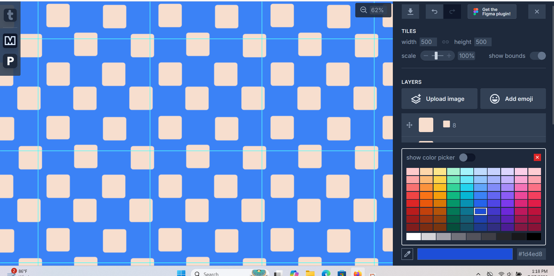 tylify an image of a piece of specialized software for making repeating patterns called tylify