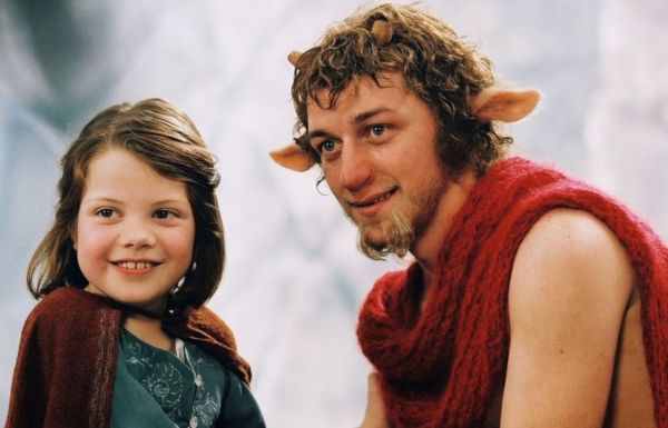 Template for Featured Image Lucy and Mr. Tumnus in the 2005 movie adaptation of The Lion, the Witch and the Wardrobe.